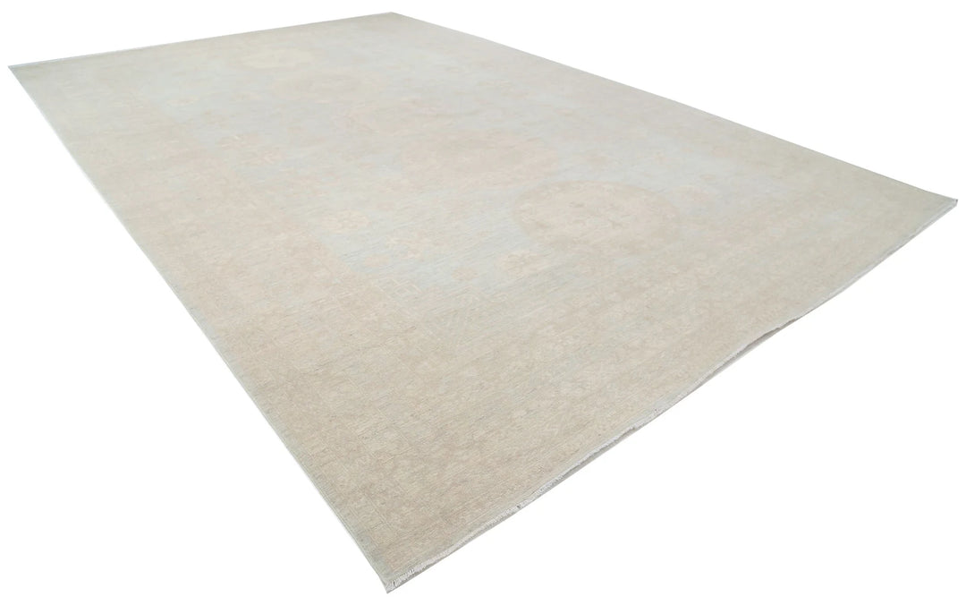 Afghan Khotan Rug 11' 8" x 17' 11" Hand-Knotted | No. AT27397