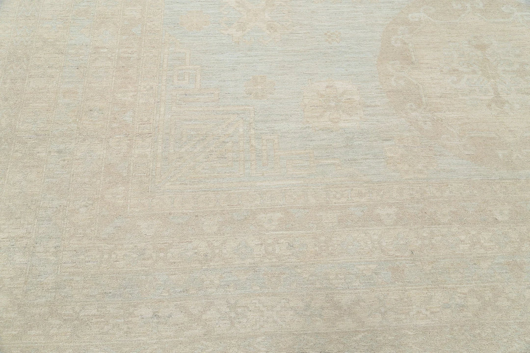 Afghan Khotan Rug 11' 8" x 17' 11" Hand-Knotted | No. AT27397