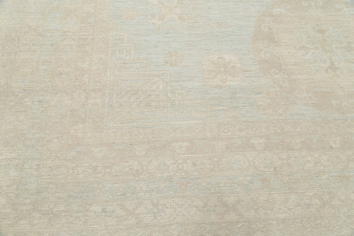 Afghan Khotan Rug 11' 8" x 17' 11" Hand-Knotted | No. AT27397