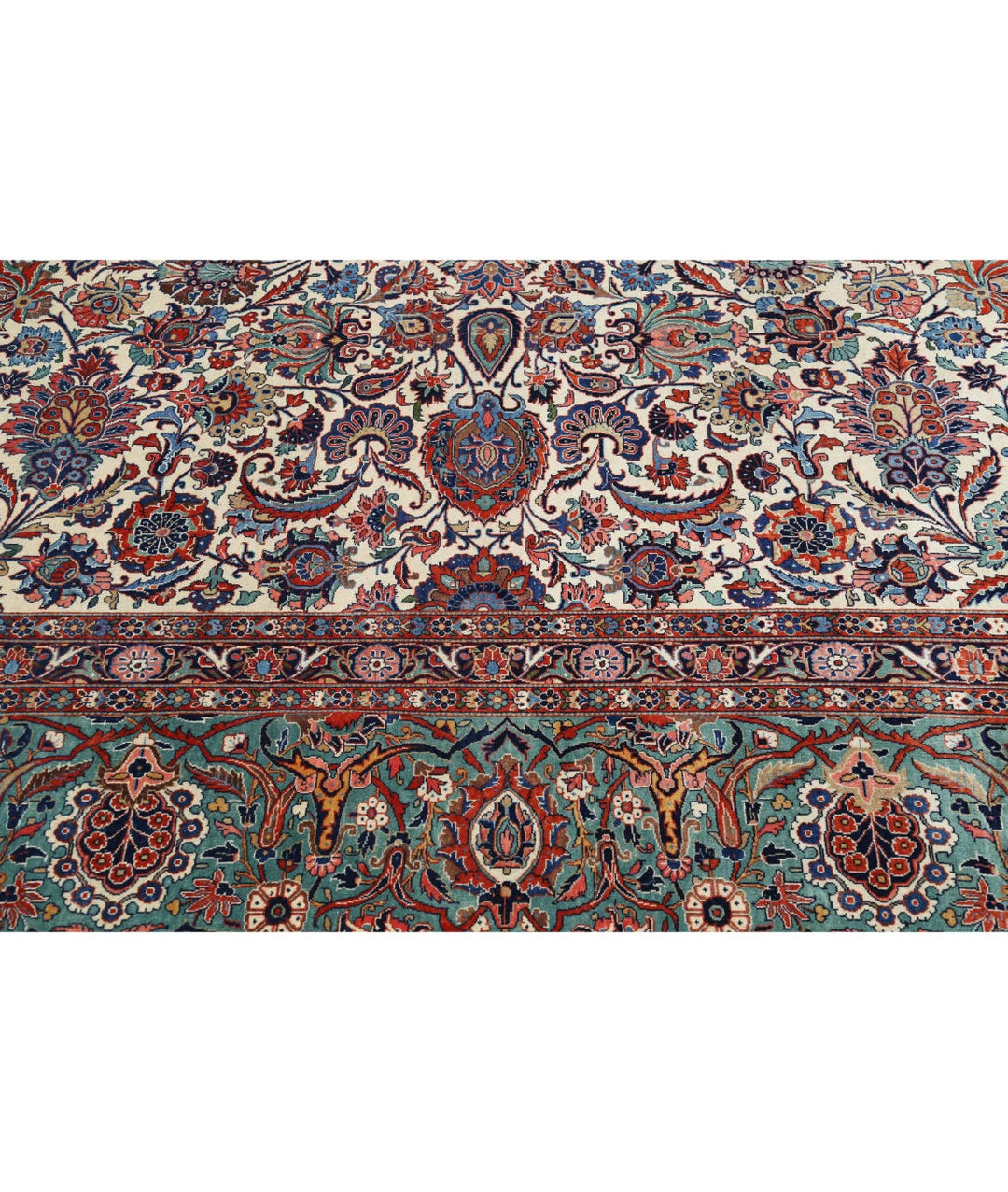 Persian Kashan Rug 13' 9" x 21' 6" Hand-Knotted | No. AT27473