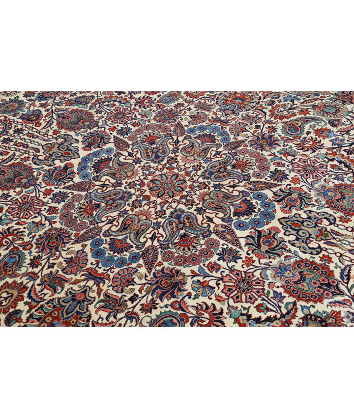 Persian Kashan Rug 13' 9" x 21' 6" Hand-Knotted | No. AT27473