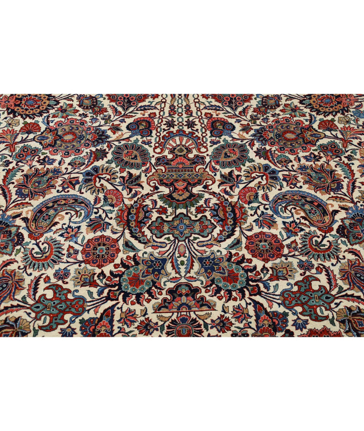 Persian Kashan Rug 13' 9" x 21' 6" Hand-Knotted | No. AT27473