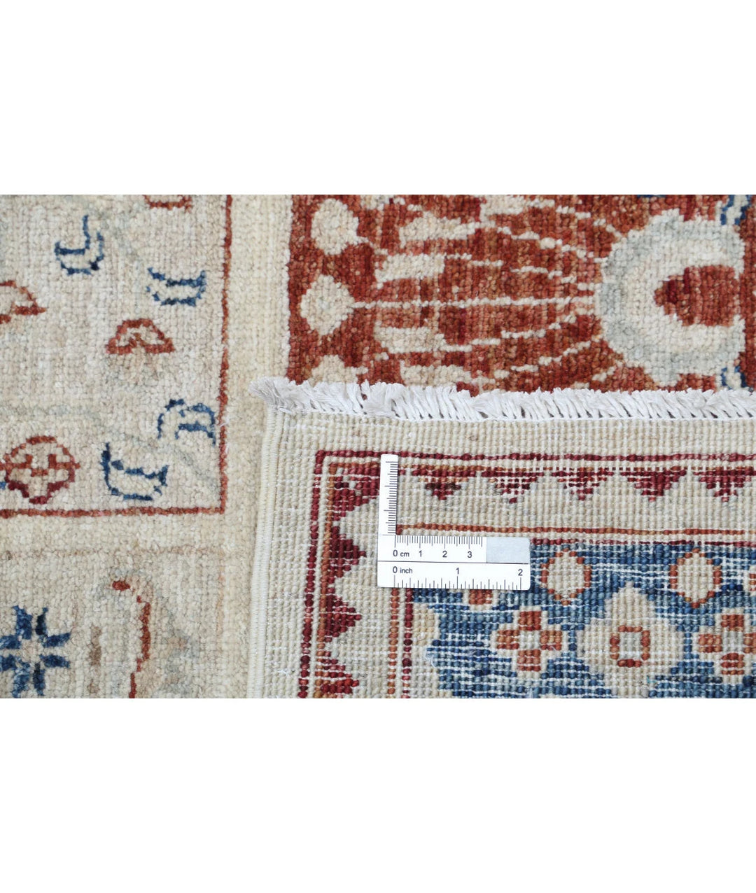 Grey Afghan Bakhtiari Rug 5' 7" x 7' 4" Hand-Knotted | No. AT27685