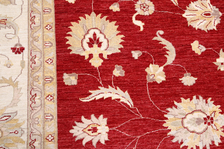 Afghan Ziegler Rug 12' 3" x 17' 1" Hand-Knotted | No. AT27926
