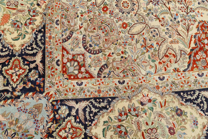 Persian Tabriz Rug 12' 10" x 19' 6" Hand-Knotted | No. AT27948