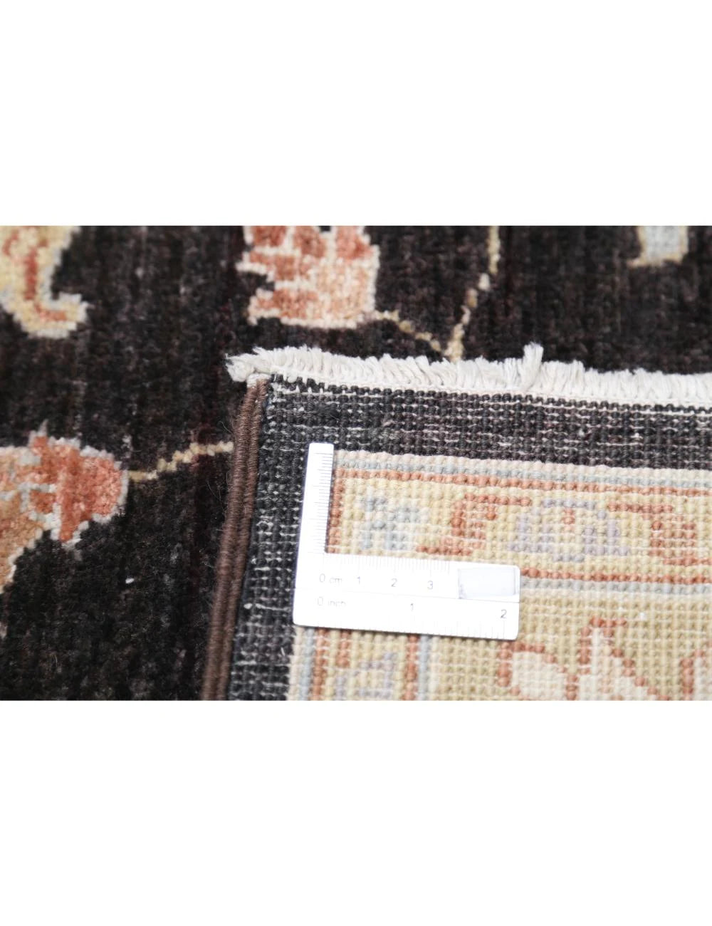 Afghan Ziegler Rug 3' 4" x 4' 11" Hand-Knotted | No. AT27996