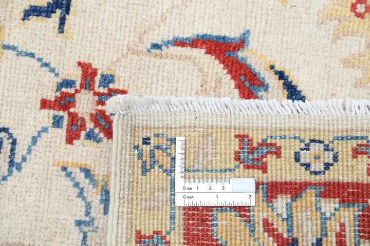 Afghan Ziegler Rug 4' 10" x 6' 4" Hand-Knotted | No. AT28118