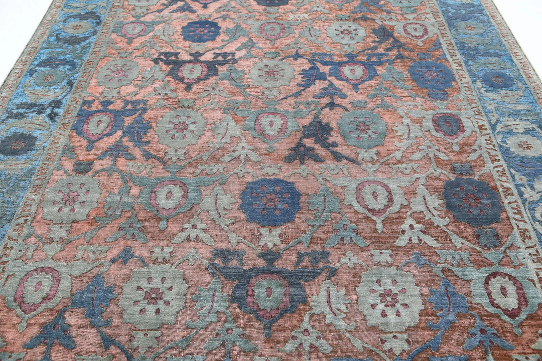 Afghan Oriental Rug 7' 10" x 11' 8" Hand-Knotted | No. AT28144