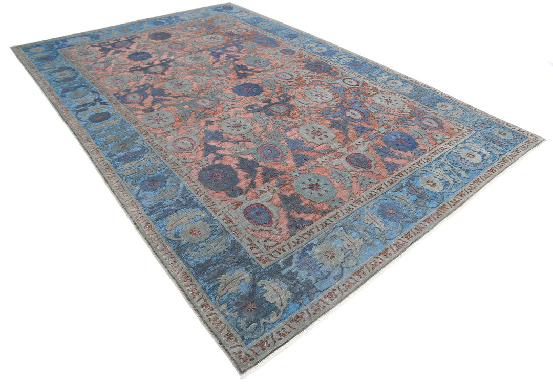 Afghan Oriental Rug 7' 10" x 11' 8" Hand-Knotted | No. AT28144