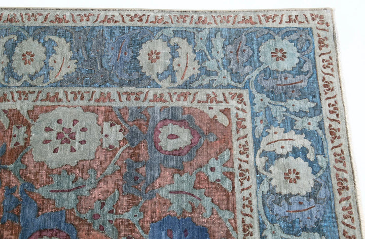 Afghan Oriental Rug 7' 10" x 11' 8" Hand-Knotted | No. AT28144