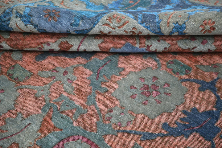 Afghan Oriental Rug 7' 10" x 11' 8" Hand-Knotted | No. AT28144