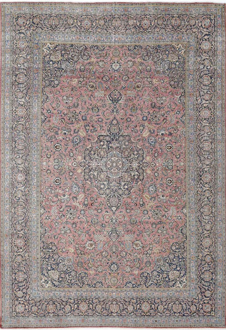 Persian Kashan Rug 11' 10" x 17' 3" Hand-Knotted | No. AT28225