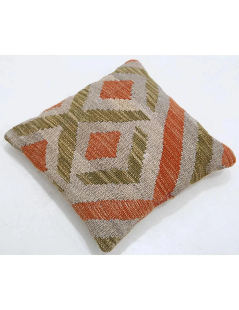 Multicolor Afghan Tribal Rug [X'X" x X'X"] Flat-Weave | No. AT28361