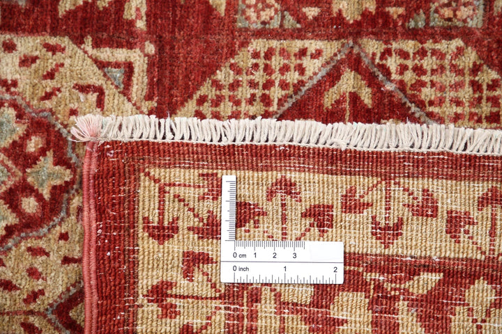 Afghan Mamluk Rug 8' 6" x 11' 9" Hand-Knotted | No. AT28375