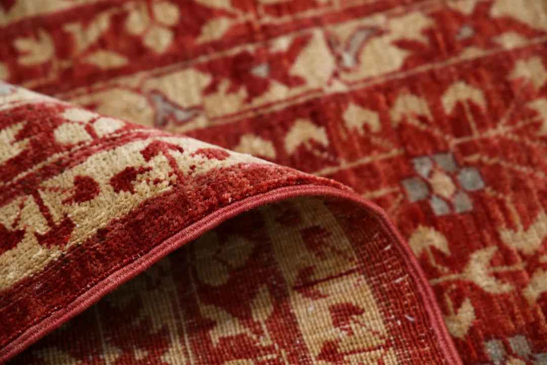 Afghan Mamluk Rug 8' 6" x 11' 9" Hand-Knotted | No. AT28375