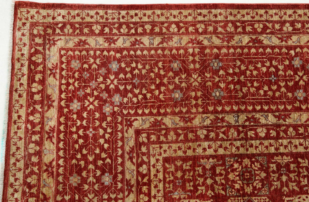 Afghan Mamluk Rug 8' 6" x 11' 9" Hand-Knotted | No. AT28375