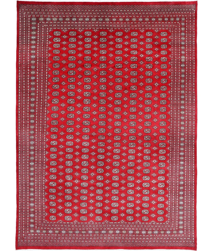Pakistani Bokhara Rug 10' 1" x 14' 0" Hand-Knotted | No. AT28376