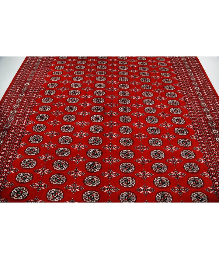 Pakistani Bokhara Rug 10' 1" x 14' 0" Hand-Knotted | No. AT28376