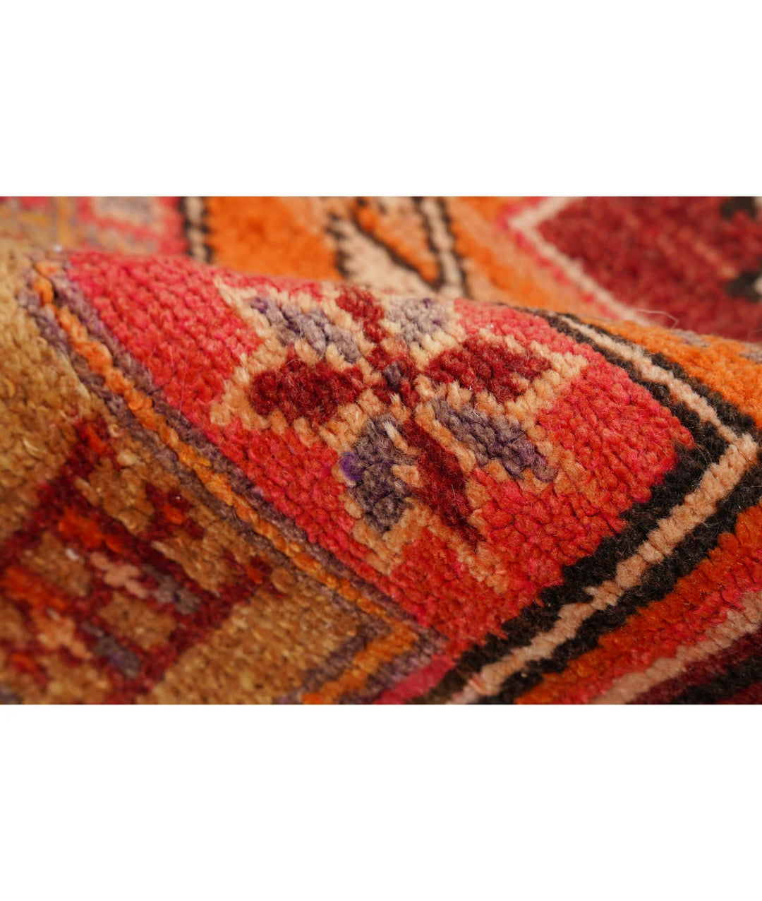 Turkish Herki Rug 3' 2" x 12' 4" Hand-Knotted | No. AT28442