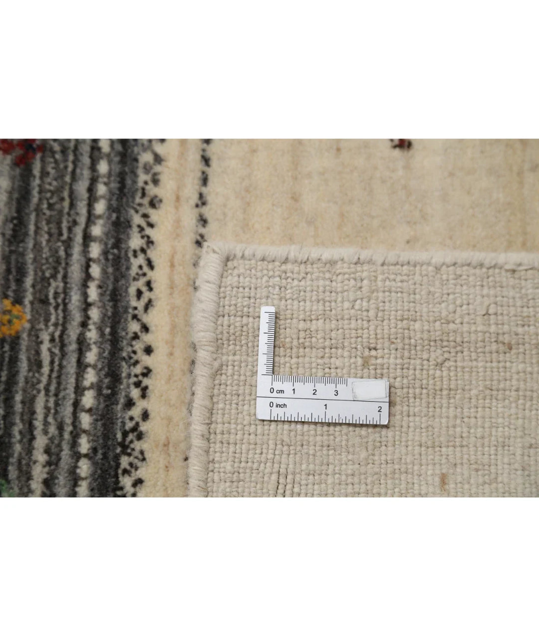 Ivory Indian Oriental Rug 8' 4" x 11' 5" Hand-Knotted | No. AT28500