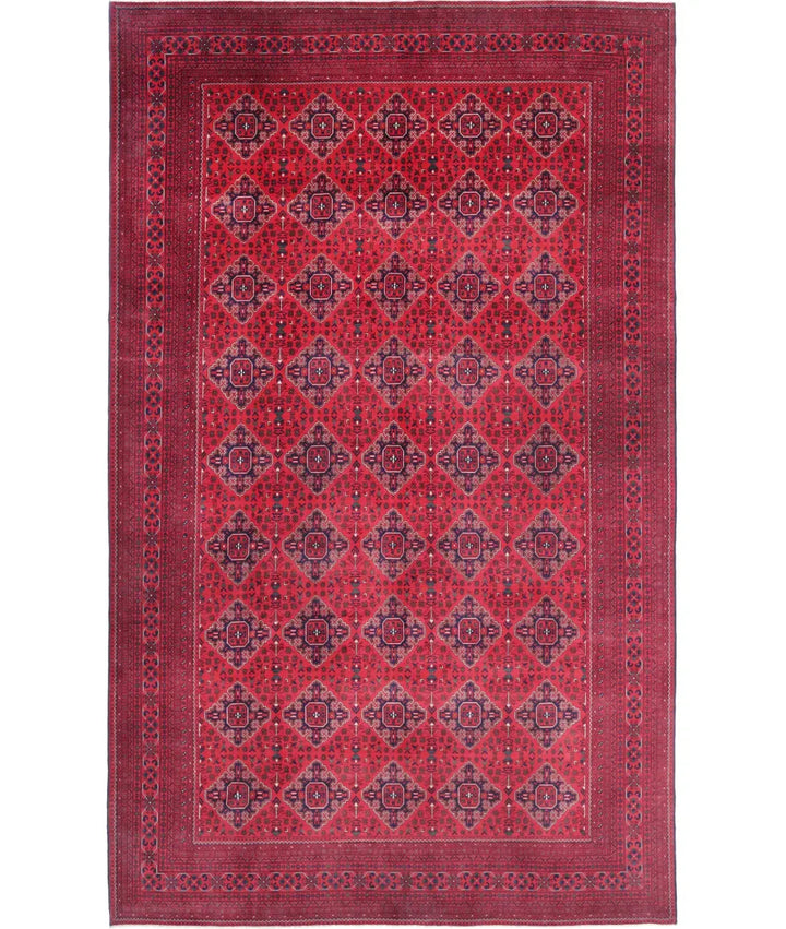 Afghan Khamyab Rug 9' 10" x 16' 1" Hand-Knotted | No. AT28607