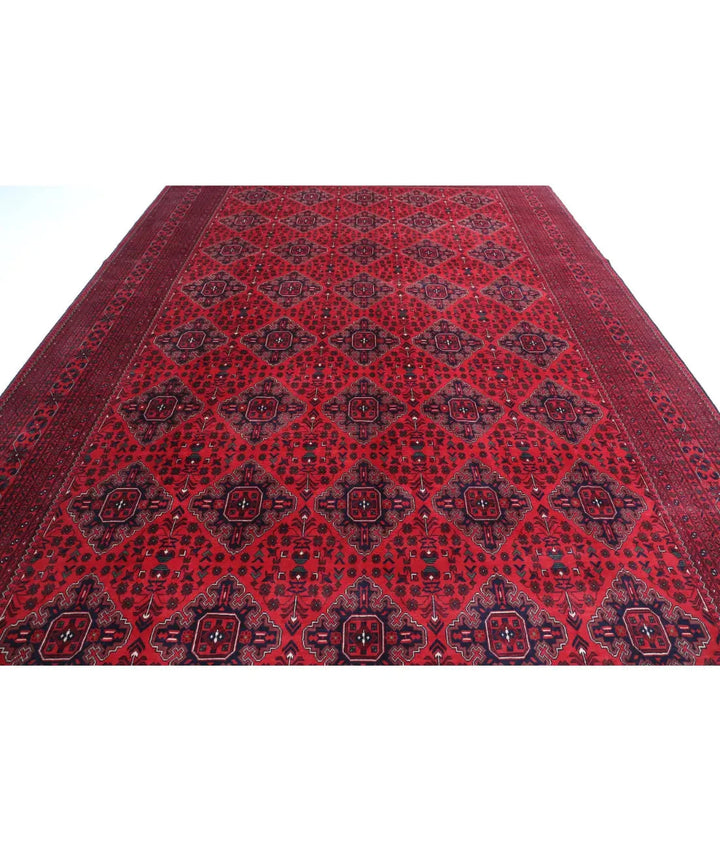 Afghan Khamyab Rug 9' 10" x 16' 1" Hand-Knotted | No. AT28607