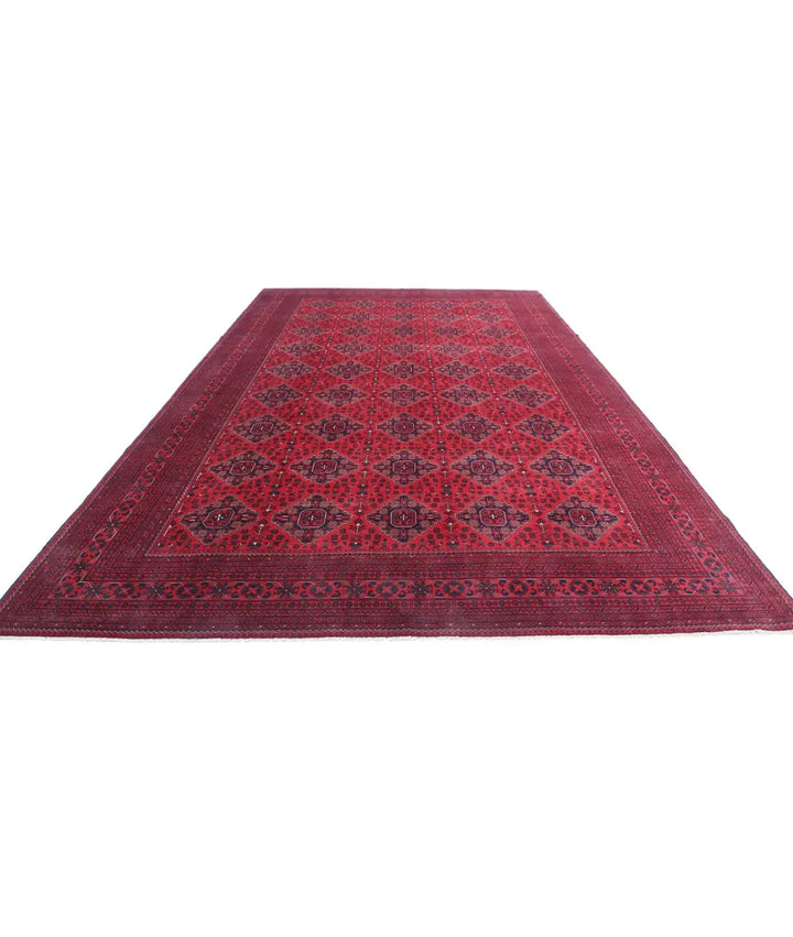 Afghan Khamyab Rug 9' 10" x 16' 1" Hand-Knotted | No. AT28607