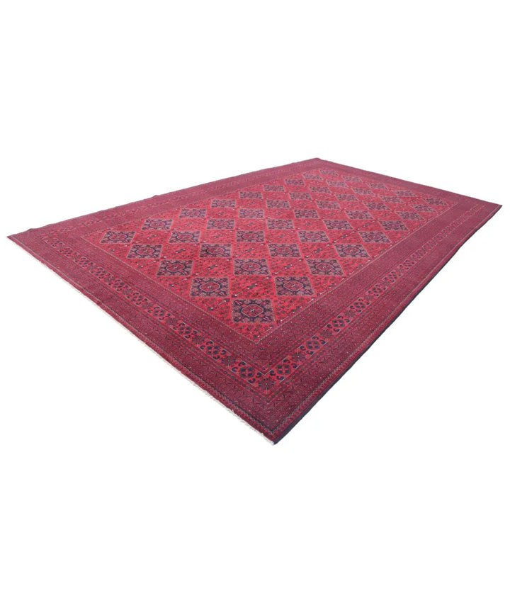 Afghan Khamyab Rug 9' 10" x 16' 1" Hand-Knotted | No. AT28607