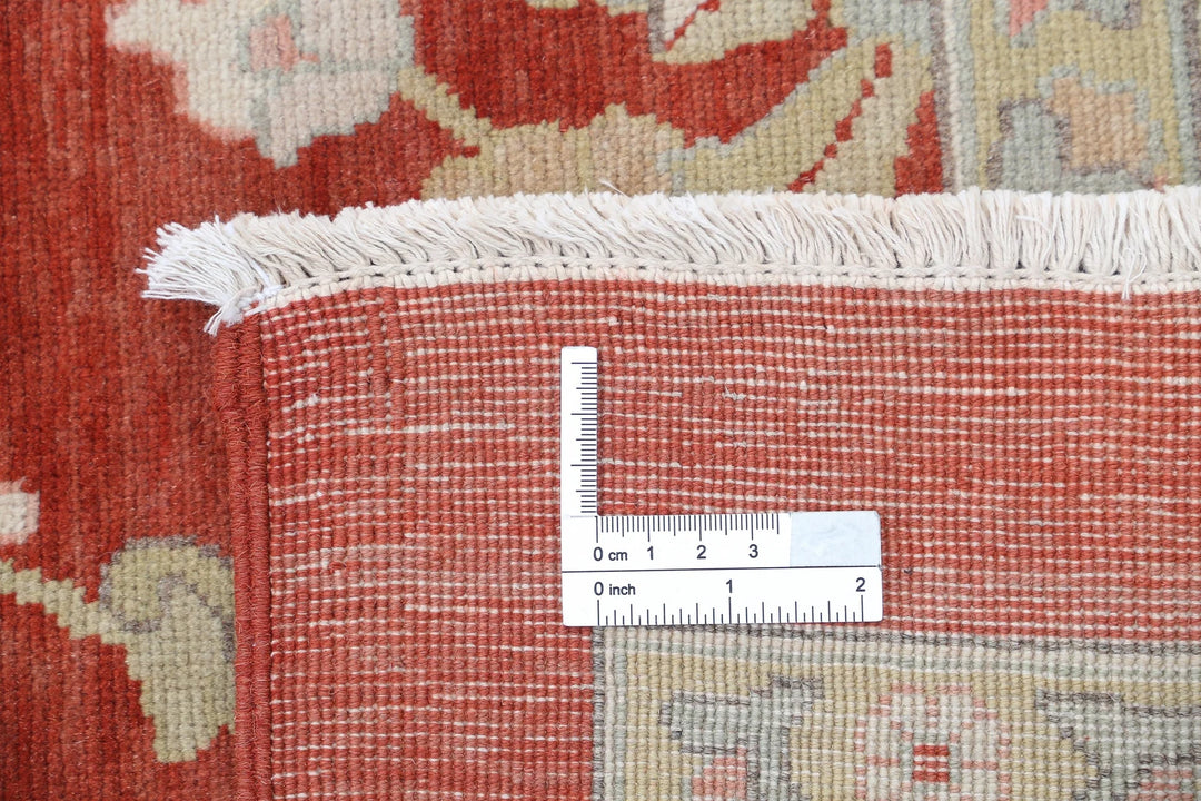 Turkish Sultanabad Rug 8' 1" x 9' 10" Hand-Knotted | No. AT28731
