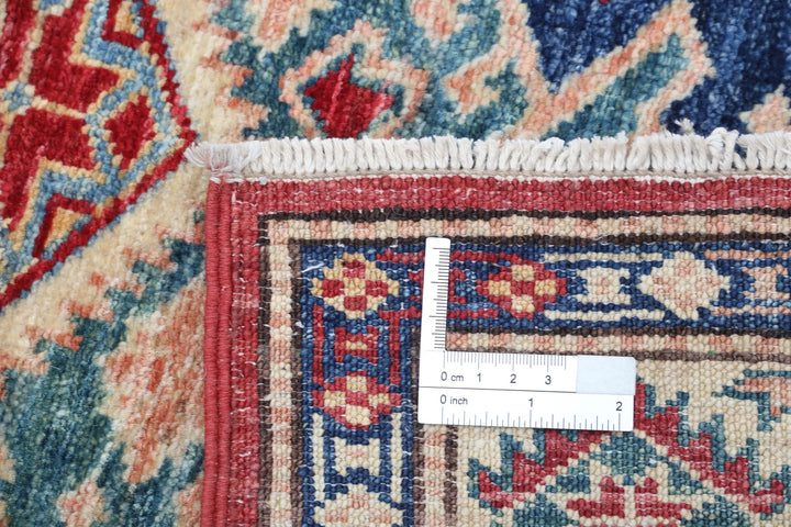 Afghan Royal Kazak Rug 2' 10" x 4' 2" Hand-Knotted | No. AT28777