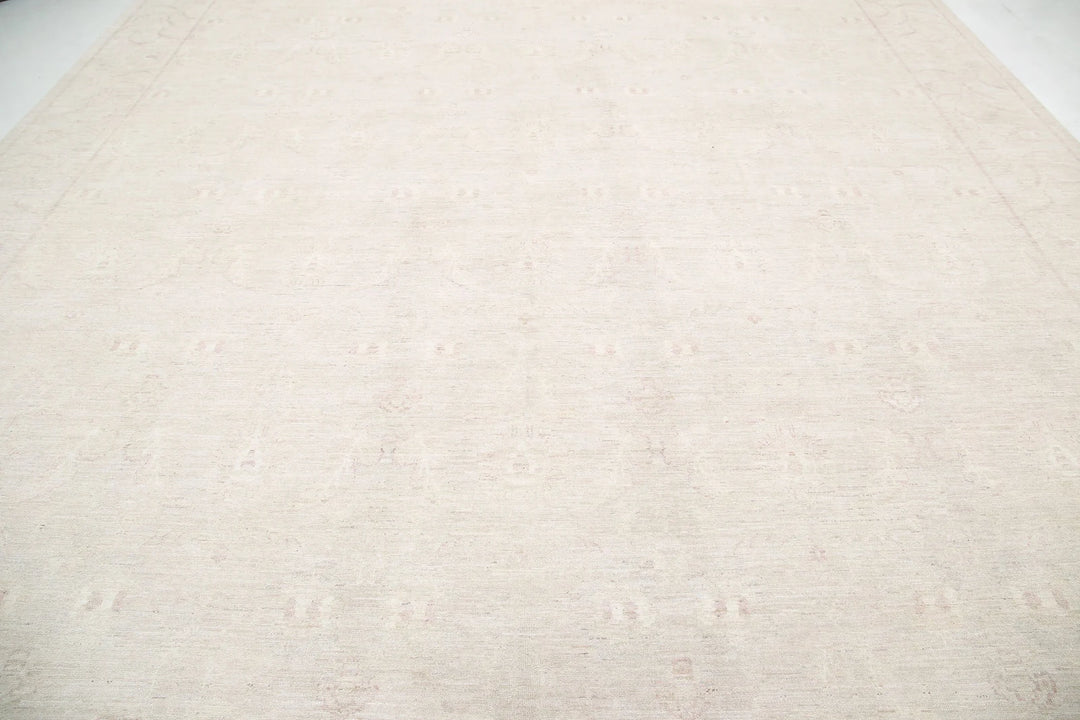 Afghan Serenity Rug 12' 10" x 17' 2" Hand-Knotted | No. AT28790