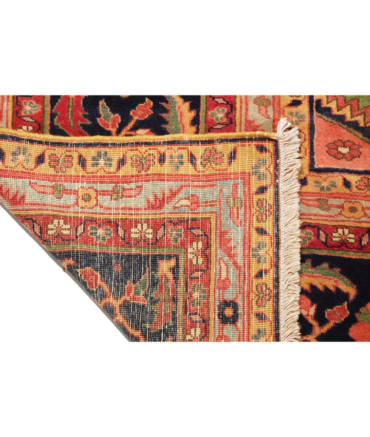 Pink Afghan Heriz Rug 12' 2" x 15' 7" Hand-Knotted | No. AT28833