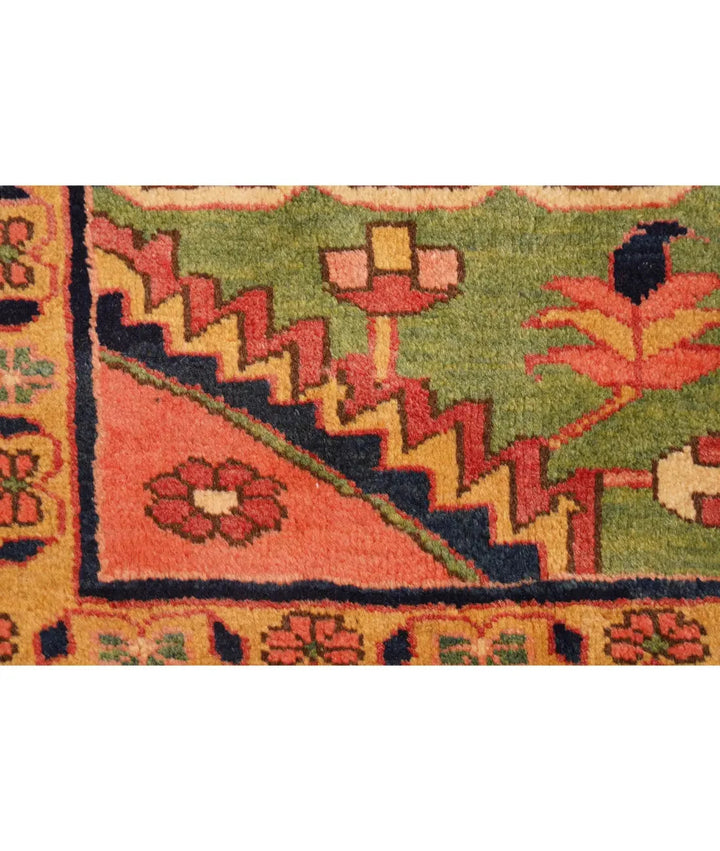 Pink Afghan Heriz Rug 12' 2" x 15' 7" Hand-Knotted | No. AT28833