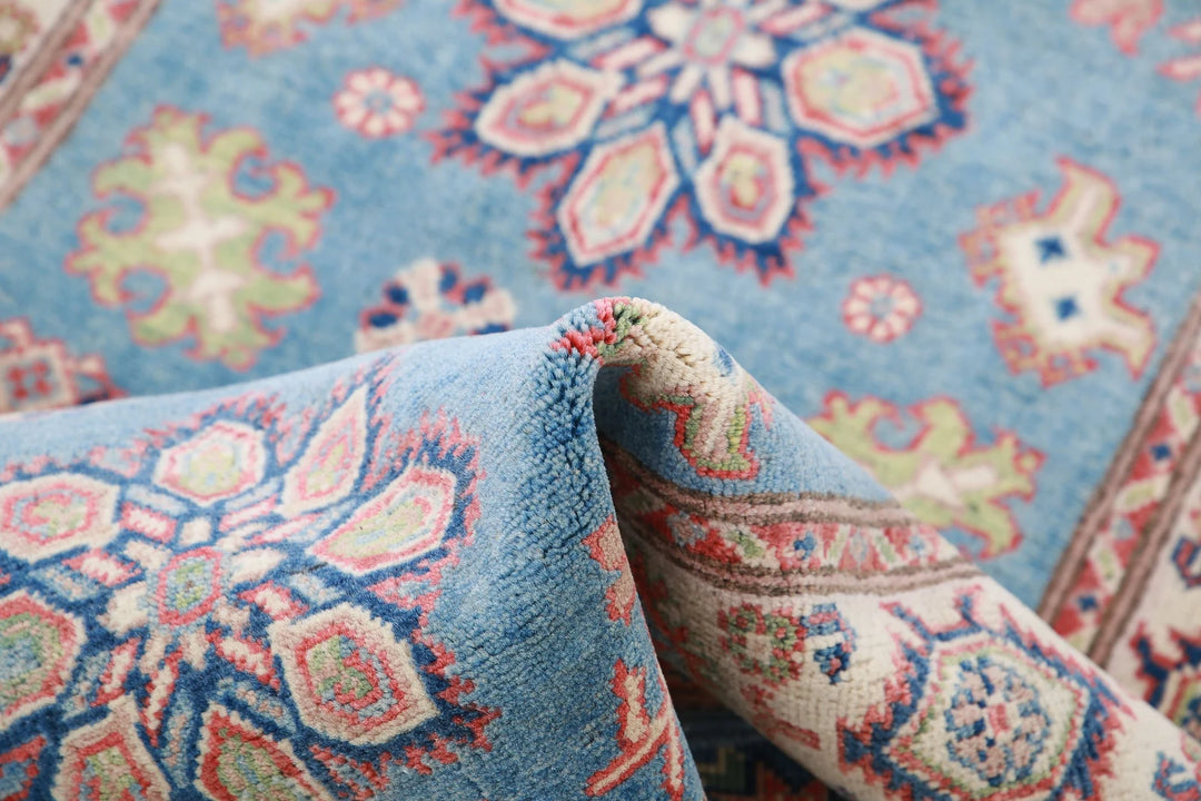 Afghan Kazak Rug 2' 11" x 4' 8" Hand-Knotted | No. AT28913