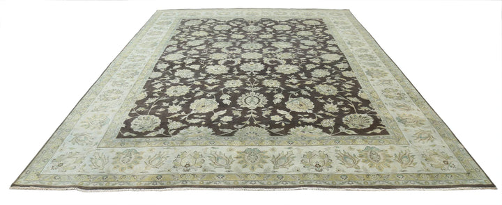 Indian Ziegler Rug 10' 0" x 13' 6" Hand-Knotted | No. AT28946