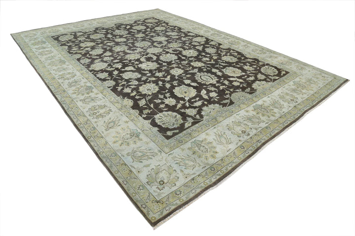 Indian Ziegler Rug 10' 0" x 13' 6" Hand-Knotted | No. AT28946