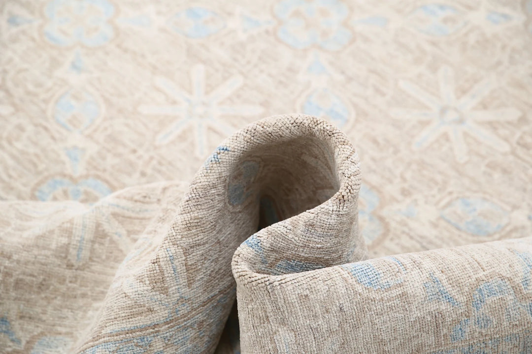 Afghan Serenity Rug 5'7" x 8'5" Hand-Knotted | No. AT28977