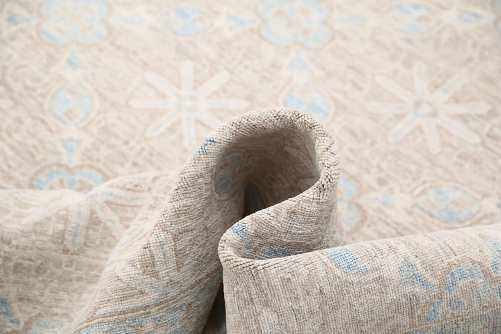 Afghan Serenity Rug 5'7" x 8'5" Hand-Knotted | No. AT28977