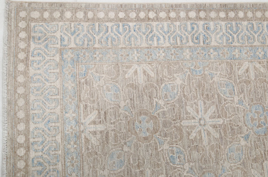 Afghan Serenity Rug 5'7" x 8'5" Hand-Knotted | No. AT28977