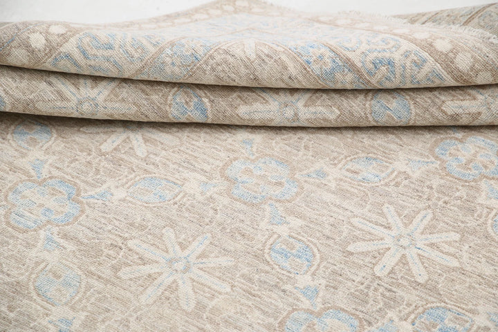 Afghan Serenity Rug 5'7" x 8'5" Hand-Knotted | No. AT28977
