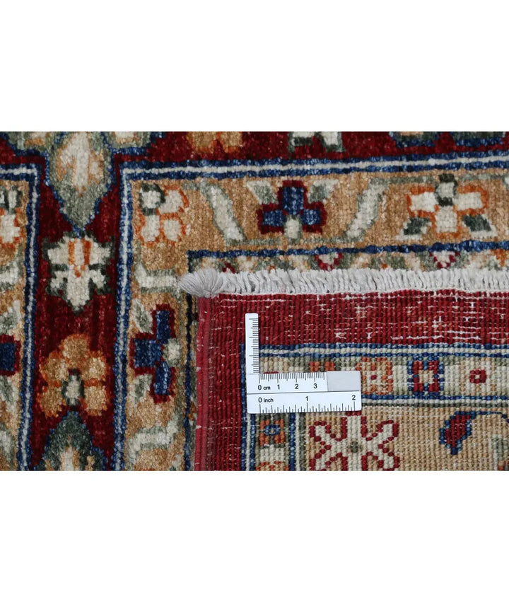 Afghan Bakhtiari Rug 4' 11" x 6' 1" Hand-Knotted | No. AT29068