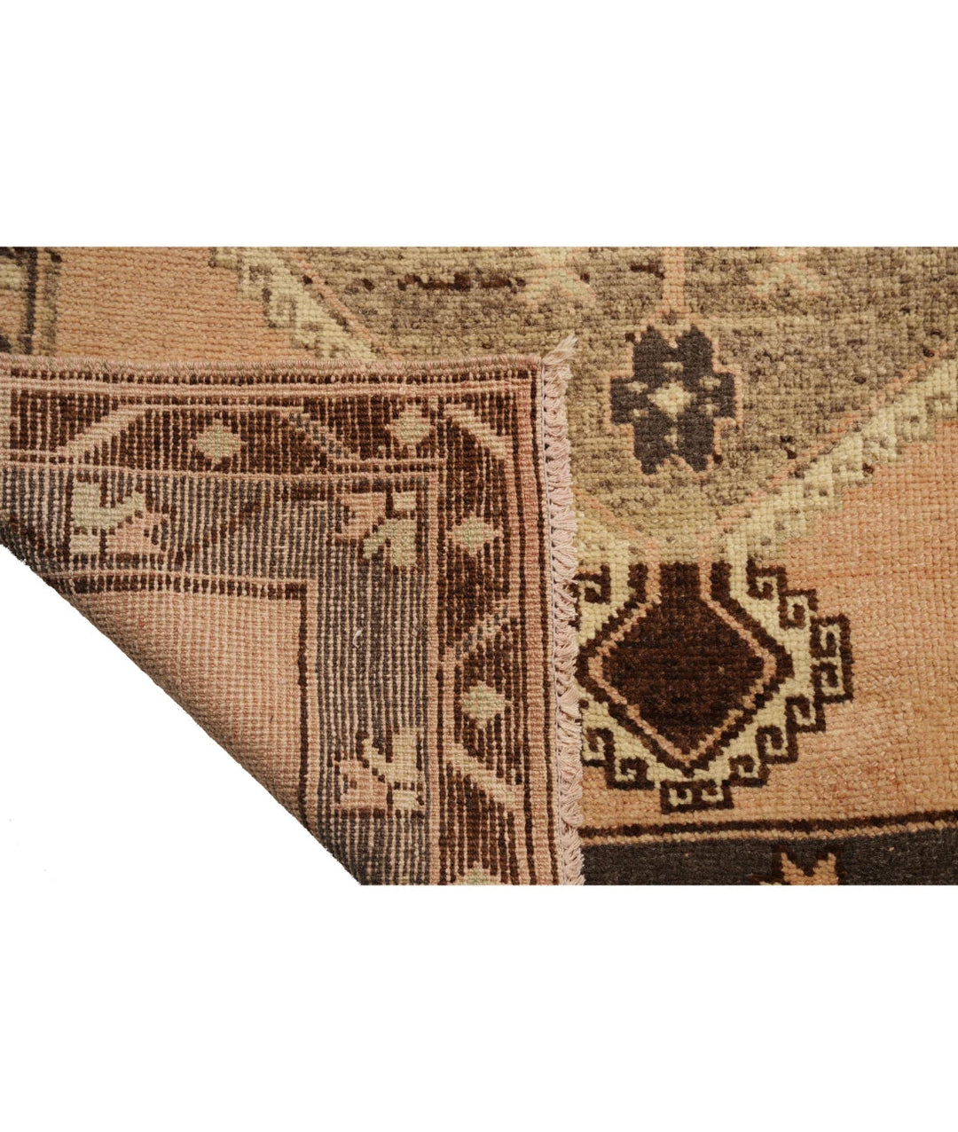Turkish Yastik Runner Rug 4' 0" x 13' 4" Hand-Knotted | No. AT29072