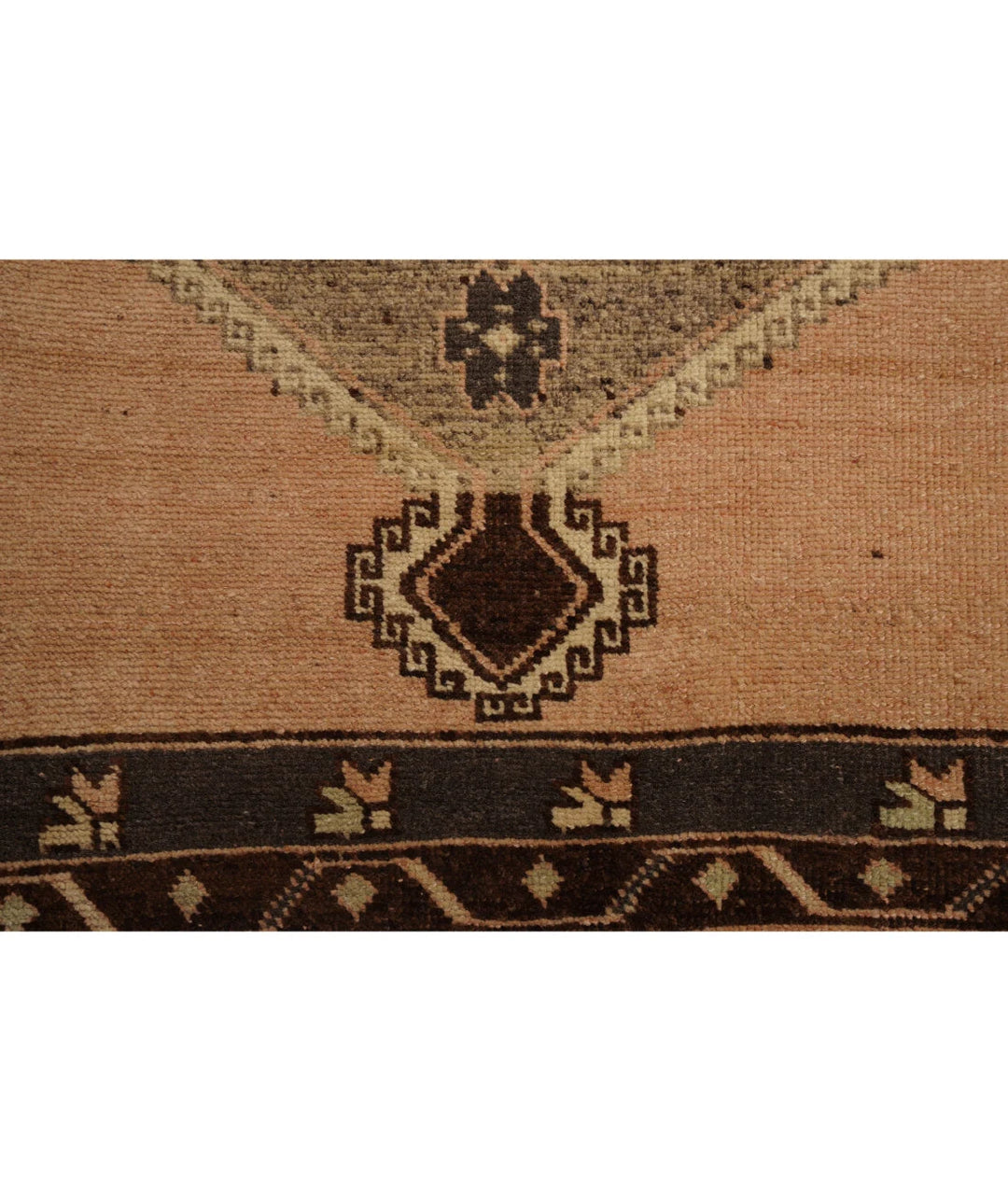 Turkish Yastik Runner Rug 4' 0" x 13' 4" Hand-Knotted | No. AT29072