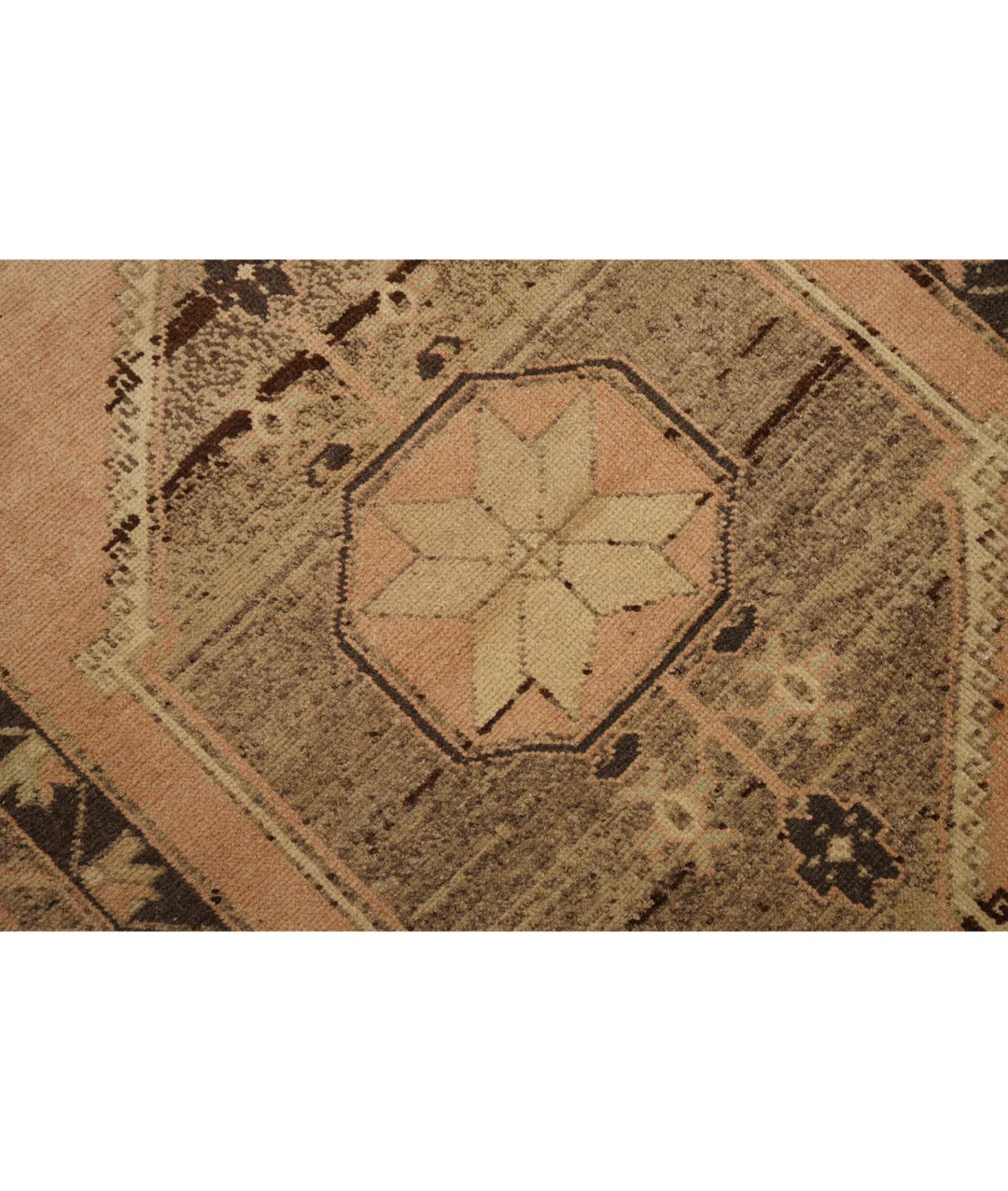 Turkish Yastik Runner Rug 4' 0" x 13' 4" Hand-Knotted | No. AT29072