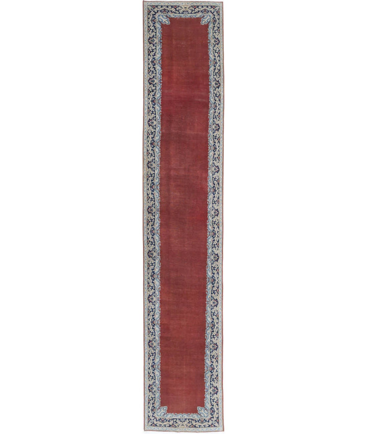 Persian Kerman Runner Rug 2' 9" x 17' 4" Hand-Knotted | No. AT29102