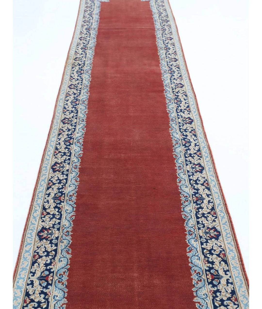Persian Kerman Runner Rug 2' 9" x 17' 4" Hand-Knotted | No. AT29102