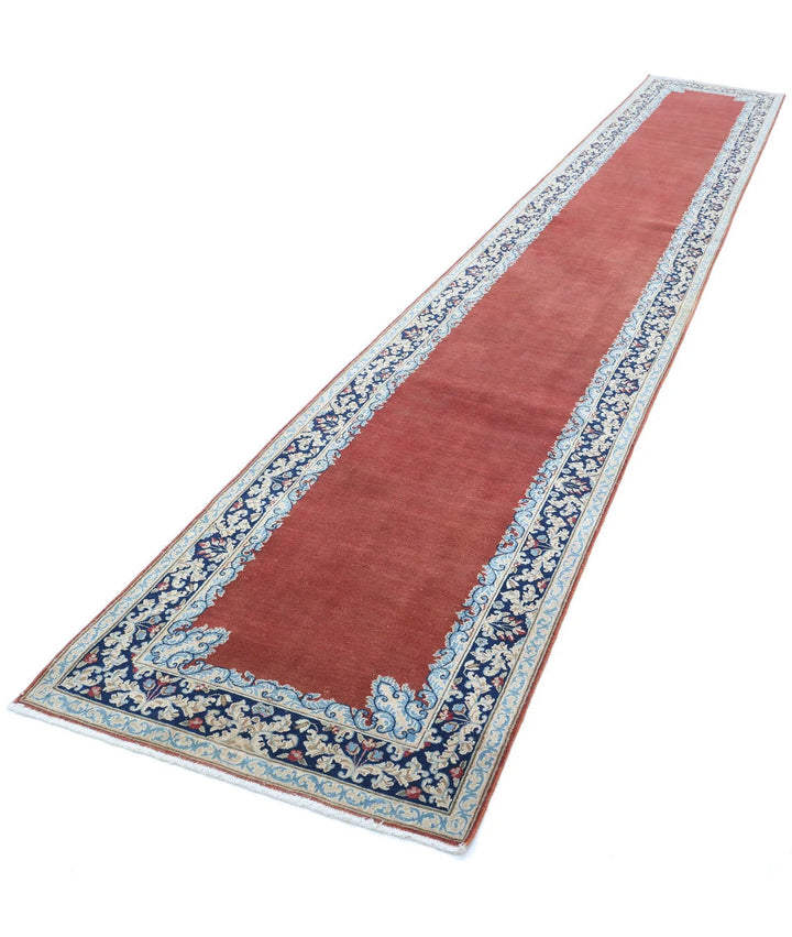 Persian Kerman Runner Rug 2' 9" x 17' 4" Hand-Knotted | No. AT29102