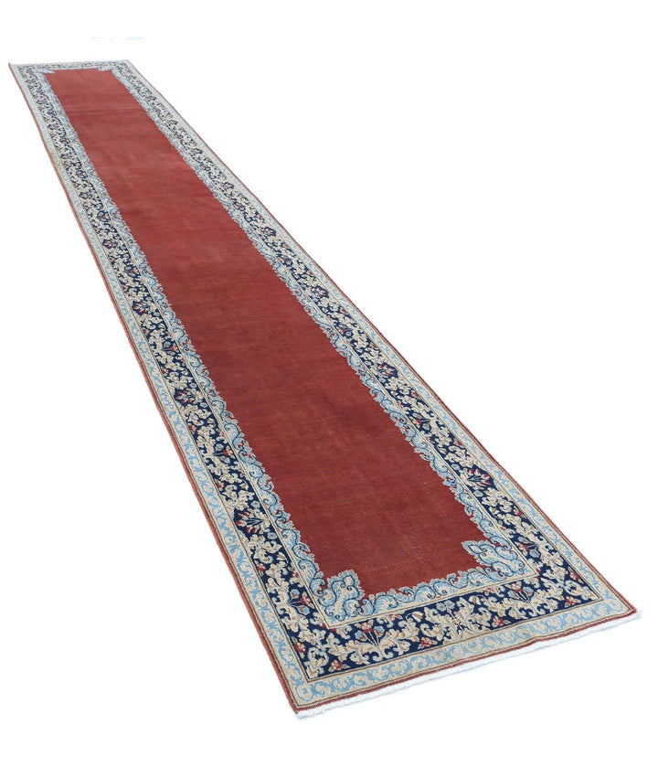 Persian Kerman Runner Rug 2' 9" x 17' 4" Hand-Knotted | No. AT29102