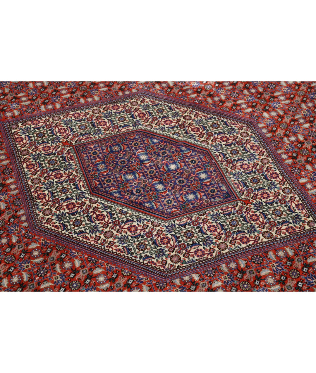 Persian Bijar Fine Rug 6' 7" x 9' 10" Hand-Knotted | No. AT29114