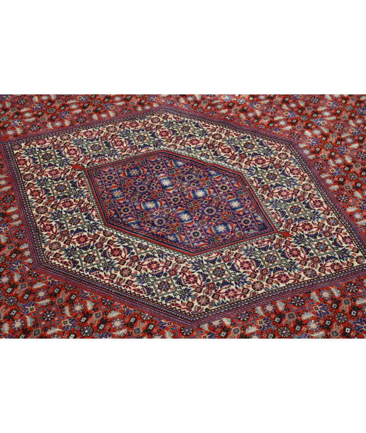 Persian Bijar Fine Rug 6' 7" x 9' 10" Hand-Knotted | No. AT29114